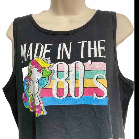 MY LITTLE PONY Moonstone Made in the 80s Rainbow Retro Tank Top Unisex Medium - Picture 1 of 13